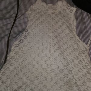 White See-through blouses